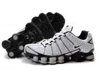 nike shox promos tl 3 running,pas cher nike shox promos tl3, 009 blance noir